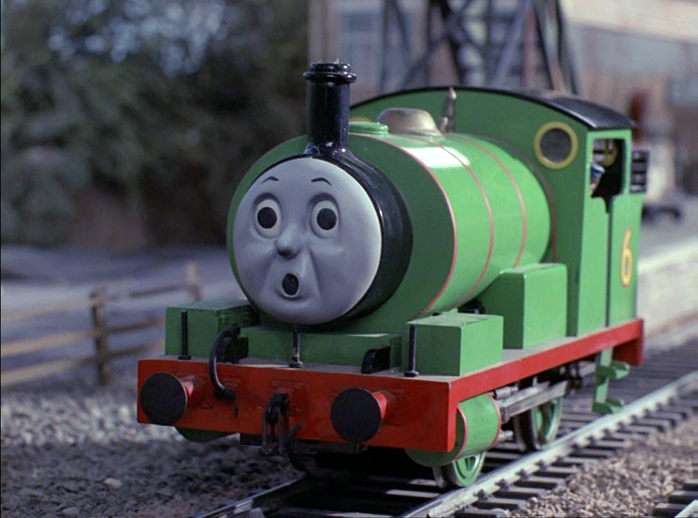 Name of green train top in thomas the tank engine