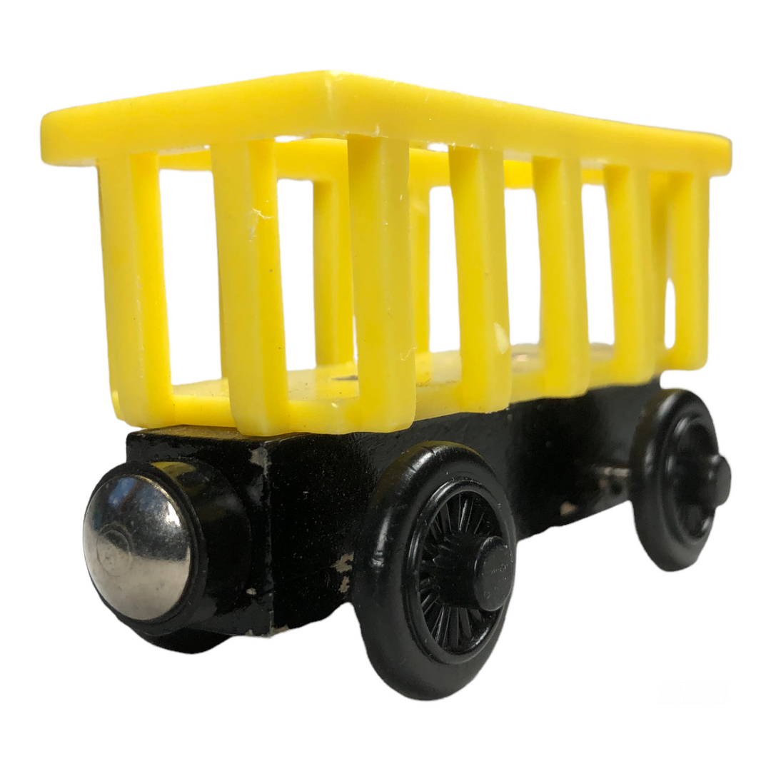 1998 Wooden Railway Yellow Circus Car - 