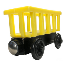 Cargar imagen en el visor de la galería, 1998 Wooden Railway Yellow Circus Car - 
