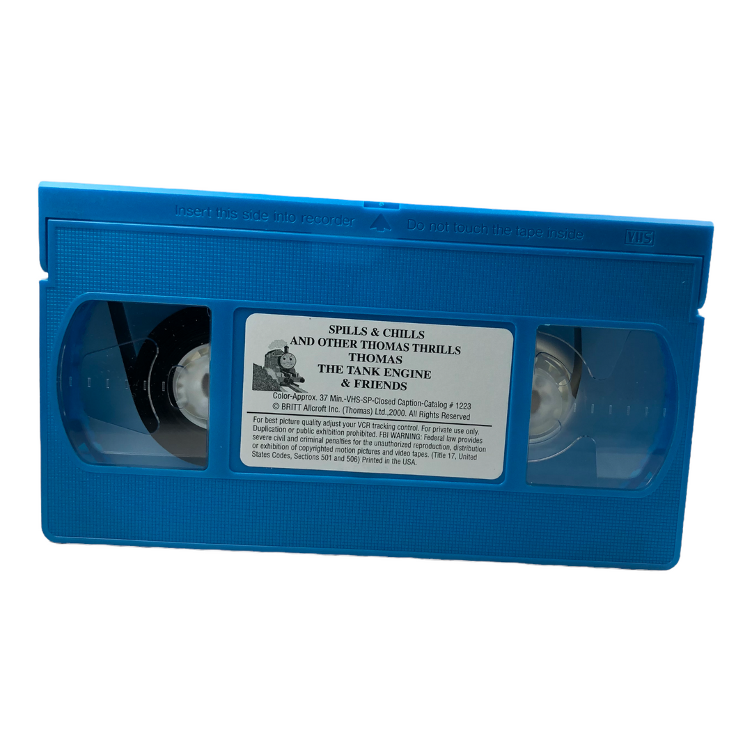 2000 Spills & Chills Blue VHS - 