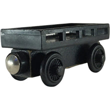 Load image into Gallery viewer, 2001 Wooden Railway Black Cargo Car - 
