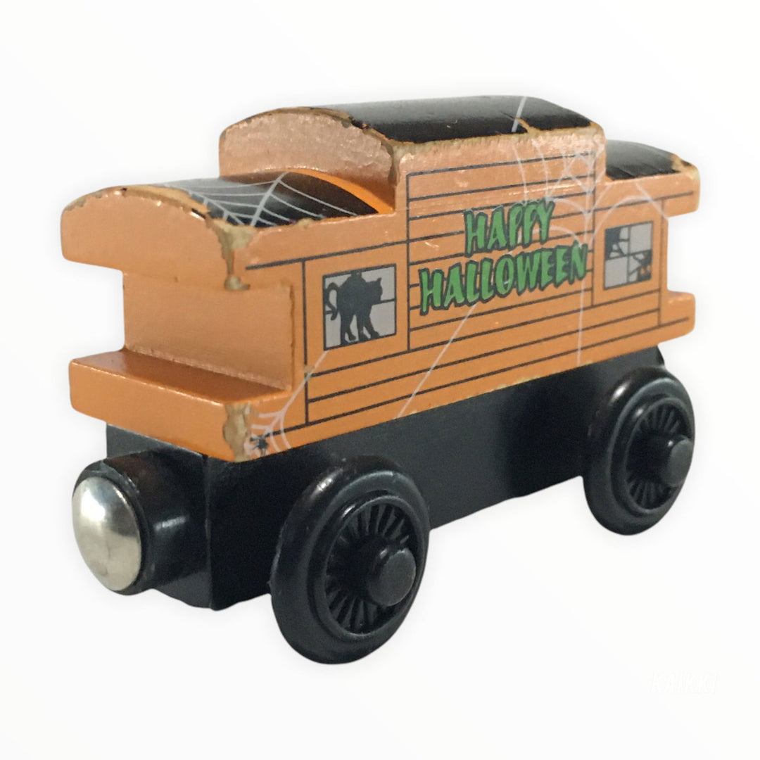 2003 Wooden Railway Halloween Caboose - 