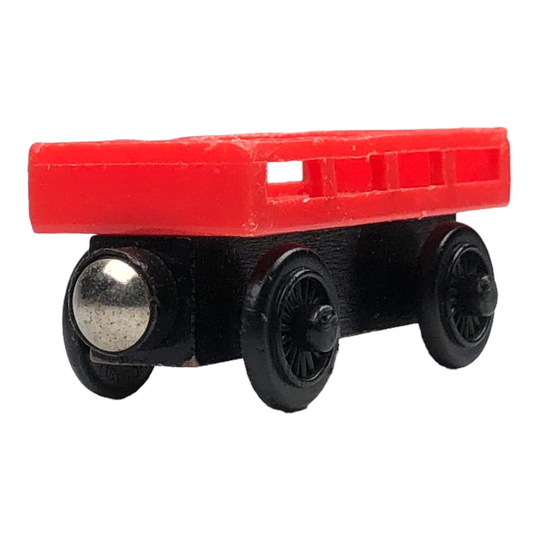 2003 Wooden Railway Red Cargo Car - 