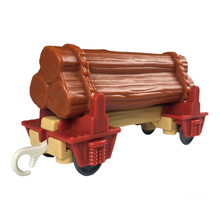 Load image into Gallery viewer, 2009 Mattel Red Log Wagon -
