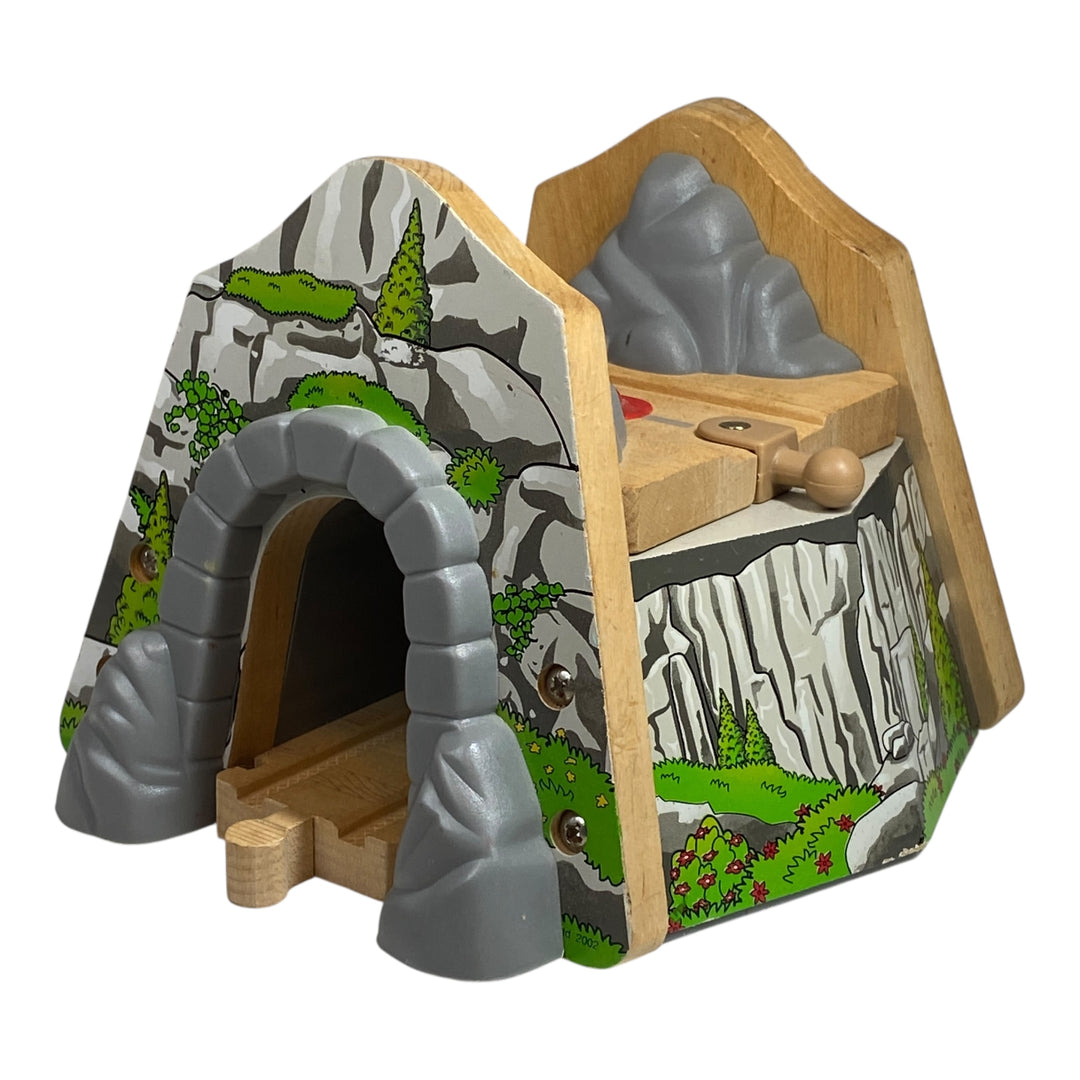 2002 Wooden Railway Mountain Overpass Tunnel