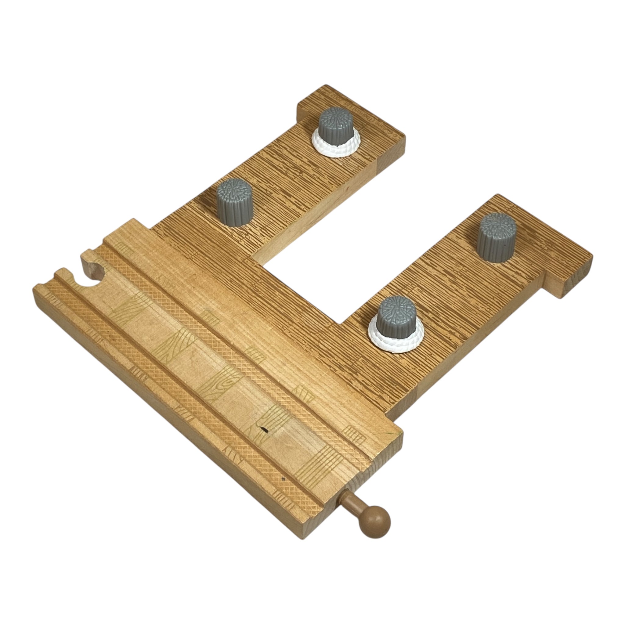 Wooden Railway Dock Track