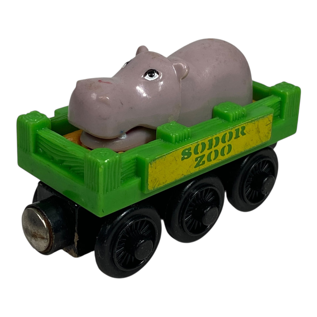 2009 Wooden Railway Green Hippo Car