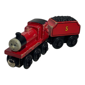 1999 Wooden Railway James Goes Buzz Buzz