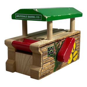 Wooden Railway Barrel Loader