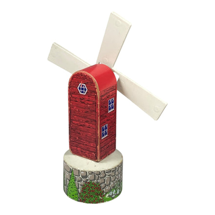 Wooden Railway Red Windmill