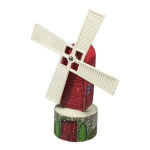 Wooden Railway Red Windmill