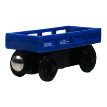 Load image into Gallery viewer, 2003 Wooden Railway Blue Cargo Car
