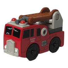 Load image into Gallery viewer, 2003 Wooden Railway Hook &amp; Ladder Fire Truck
