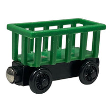 Load image into Gallery viewer, 1998 Wooden Railway Green Circus Car
