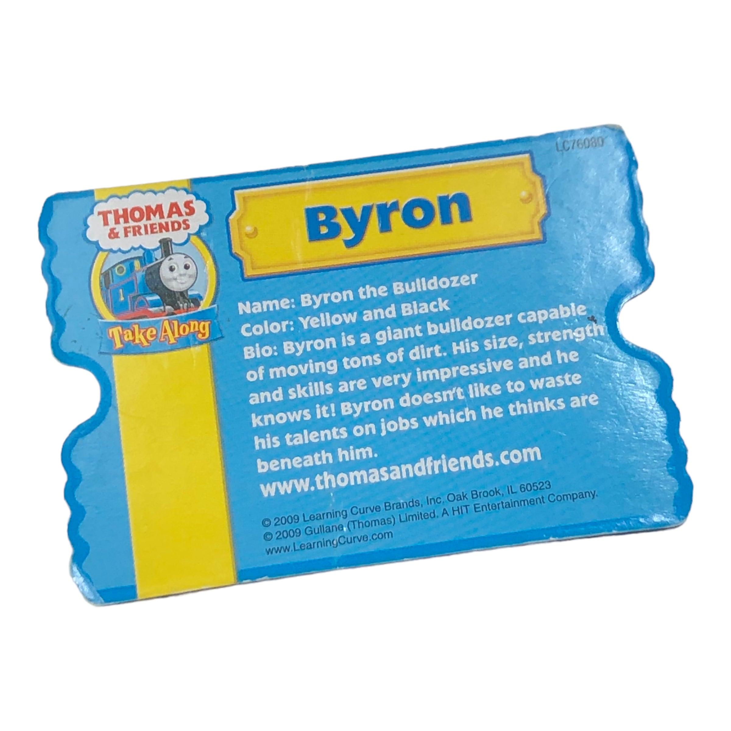 Take Along Byron Character Card