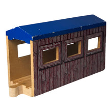 Load image into Gallery viewer, Wooden Railway Blue Roof Tunnel
