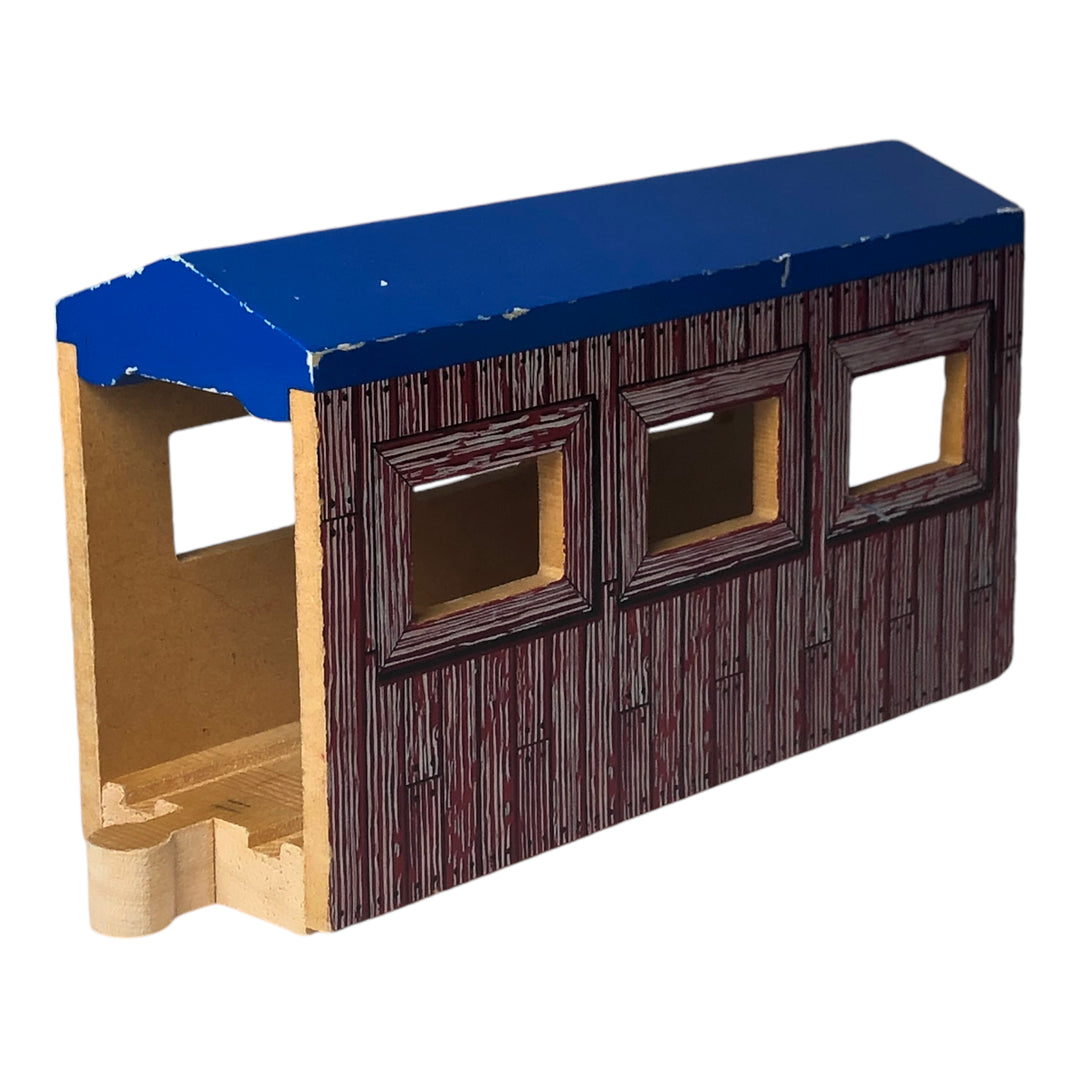 Wooden Railway Blue Roof Tunnel