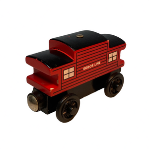 2003 Wooden Railway Red Sodor Line Caboose