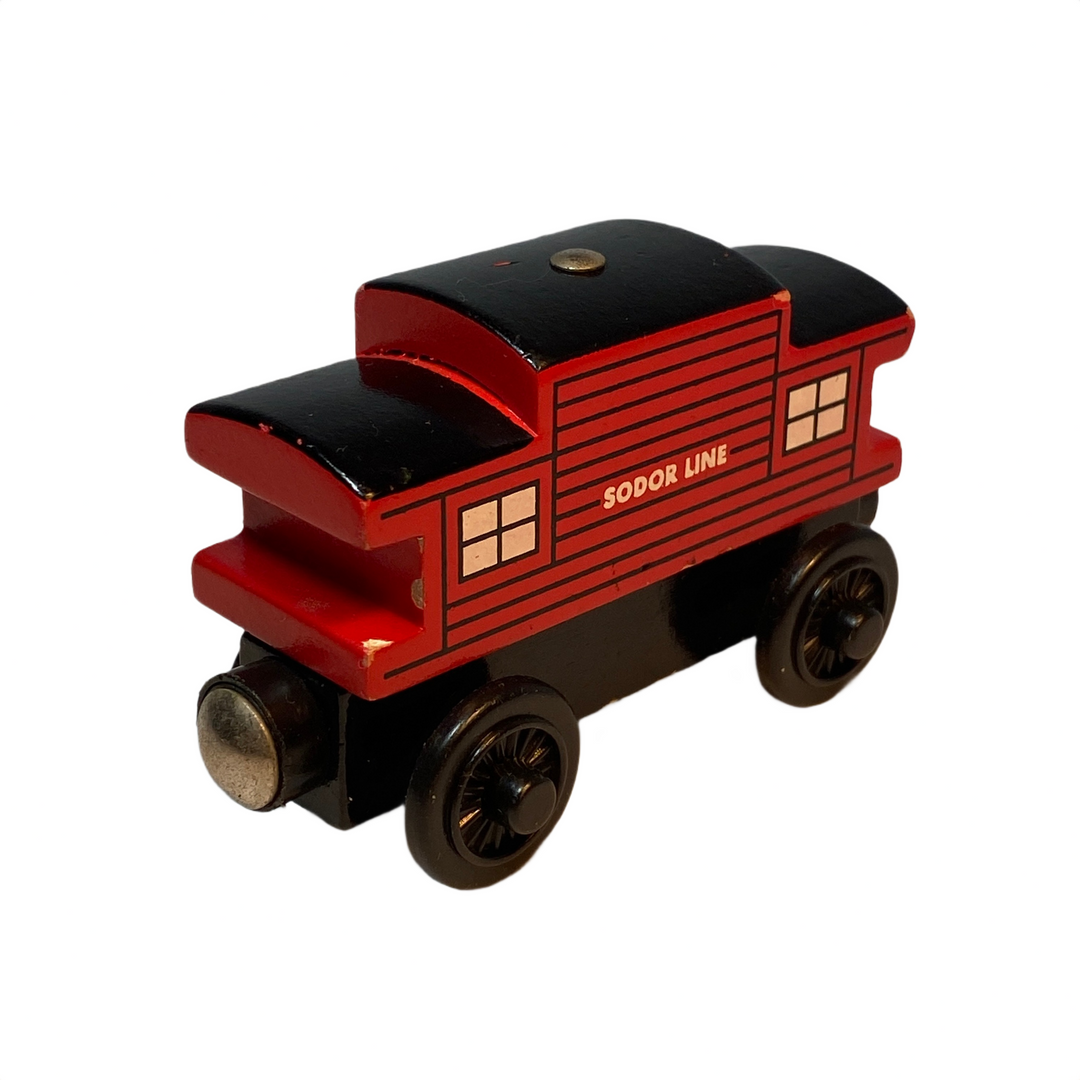 2003 Wooden Railway Red Sodor Line Caboose
