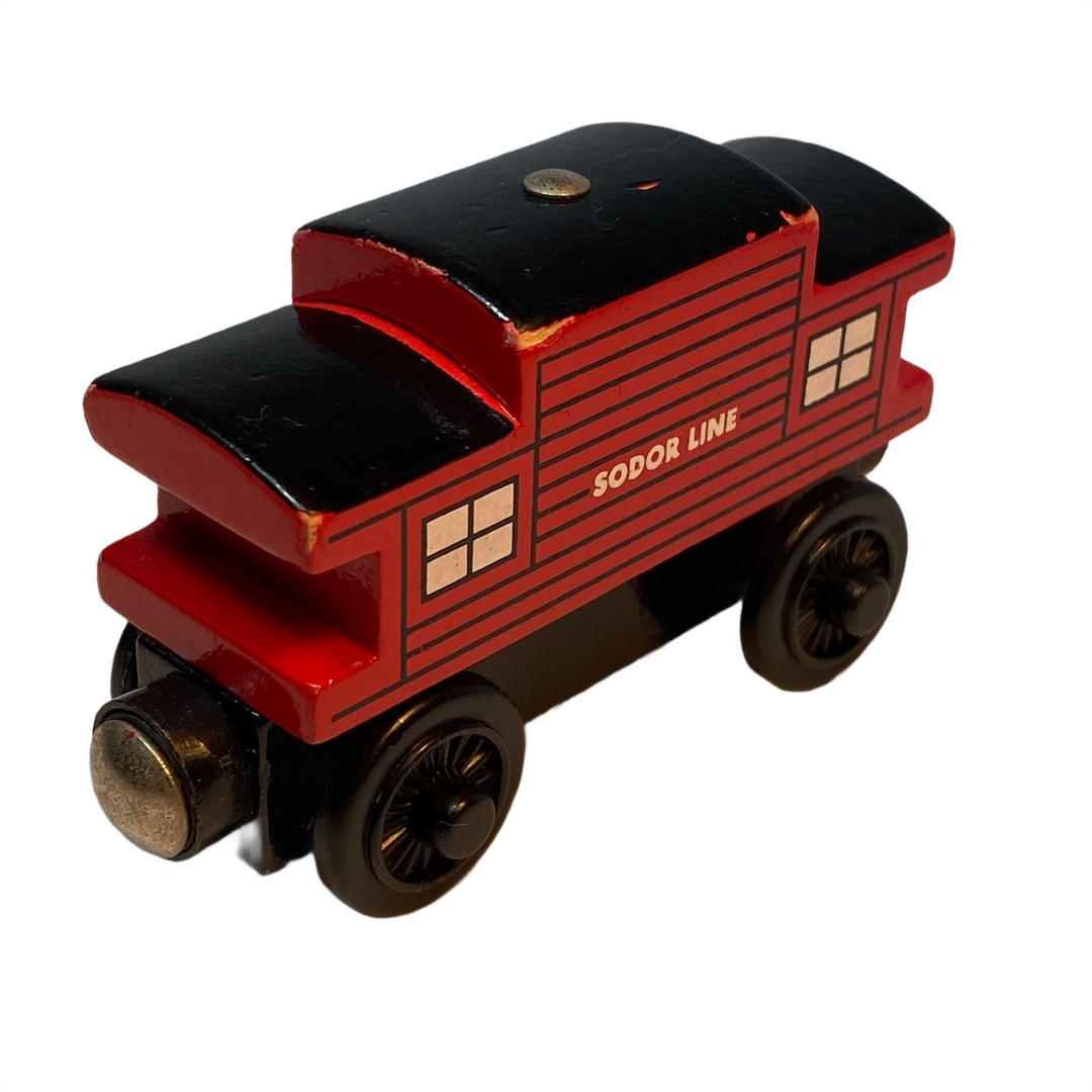 2003 Wooden Railway Red Sodor Line Caboose