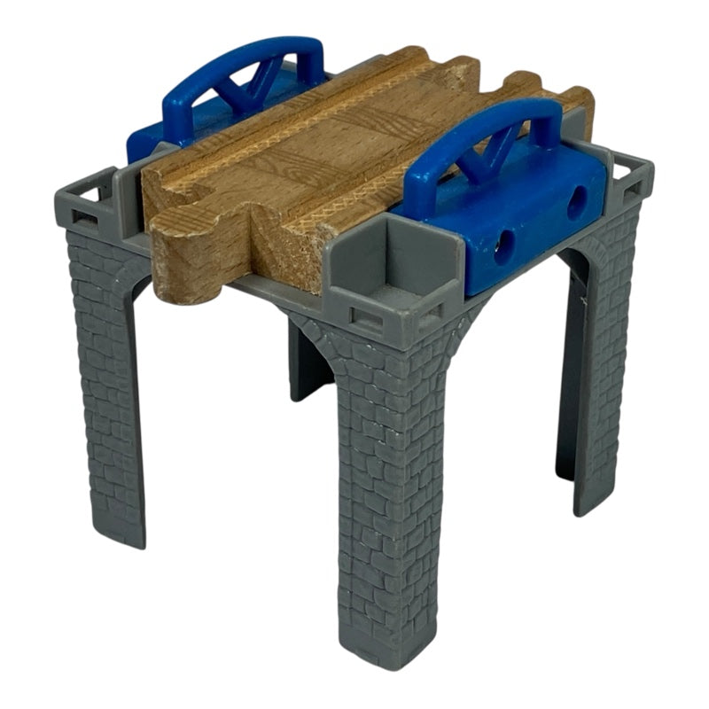 Wooden Railway Gray Track Riser Stacker