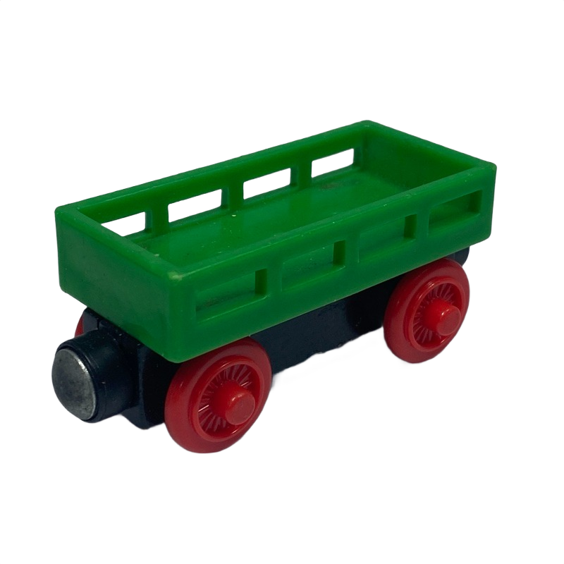 2003 Wooden Railway Green Santa's Cargo Car