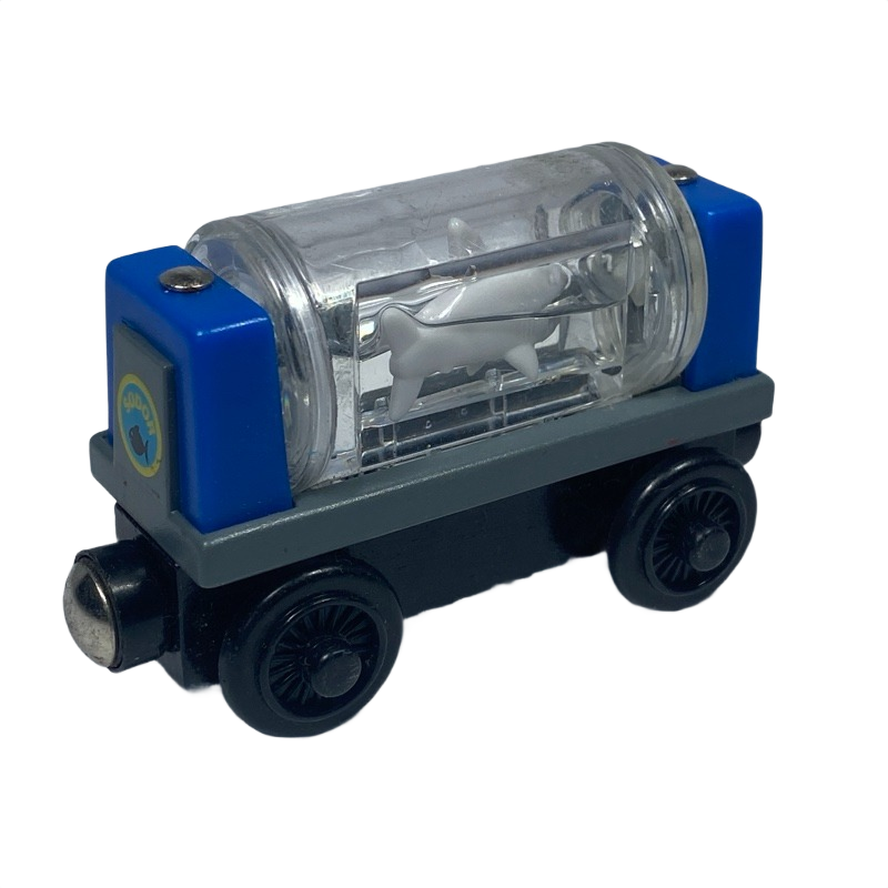 2003 Wooden Railway Shark Aquarium Car