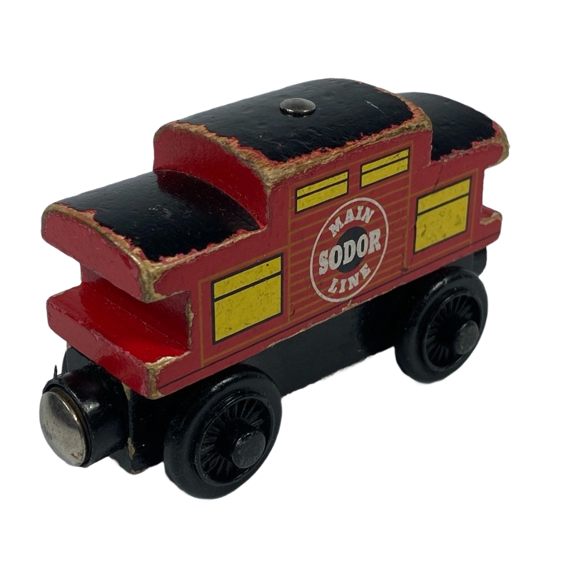 2011 Wooden Railway Red Sodor Line Caboose
