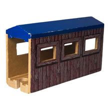 Load image into Gallery viewer, Wooden Railway Blue Roof Tunnel
