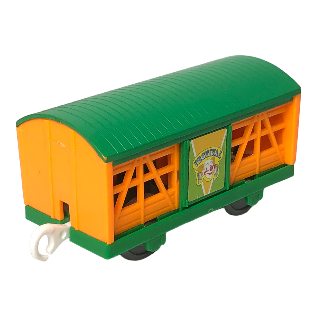 TOMY Orange Circus Cattle Car