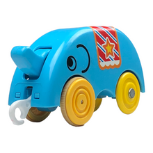 Load image into Gallery viewer, Plarail Bobbing Blue Elephant Car -
