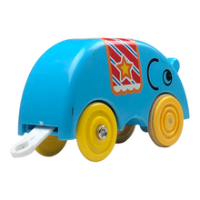 Load image into Gallery viewer, Plarail Bobbing Blue Elephant Car -
