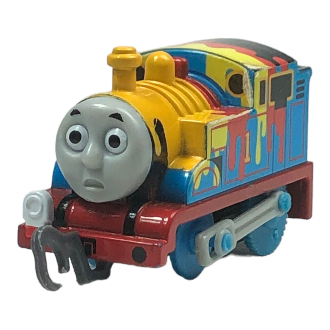 Plarail Capsule Paint Splattered Shocked Thomas - 