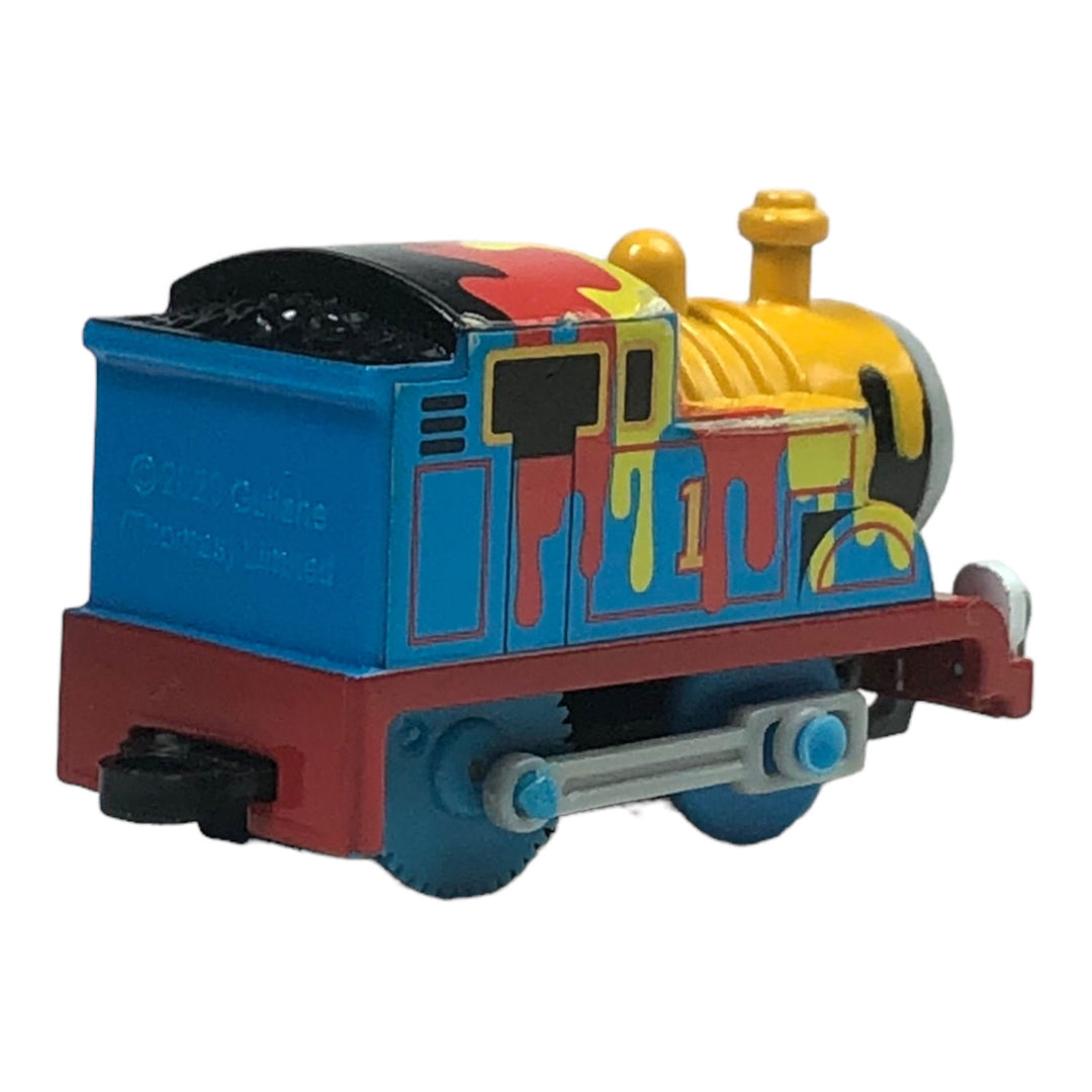 Plarail Capsule Paint Splattered Shocked Thomas - 