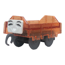 Load image into Gallery viewer, Plarail Capsule Sparkle Orange Troublesome Wagon - 
