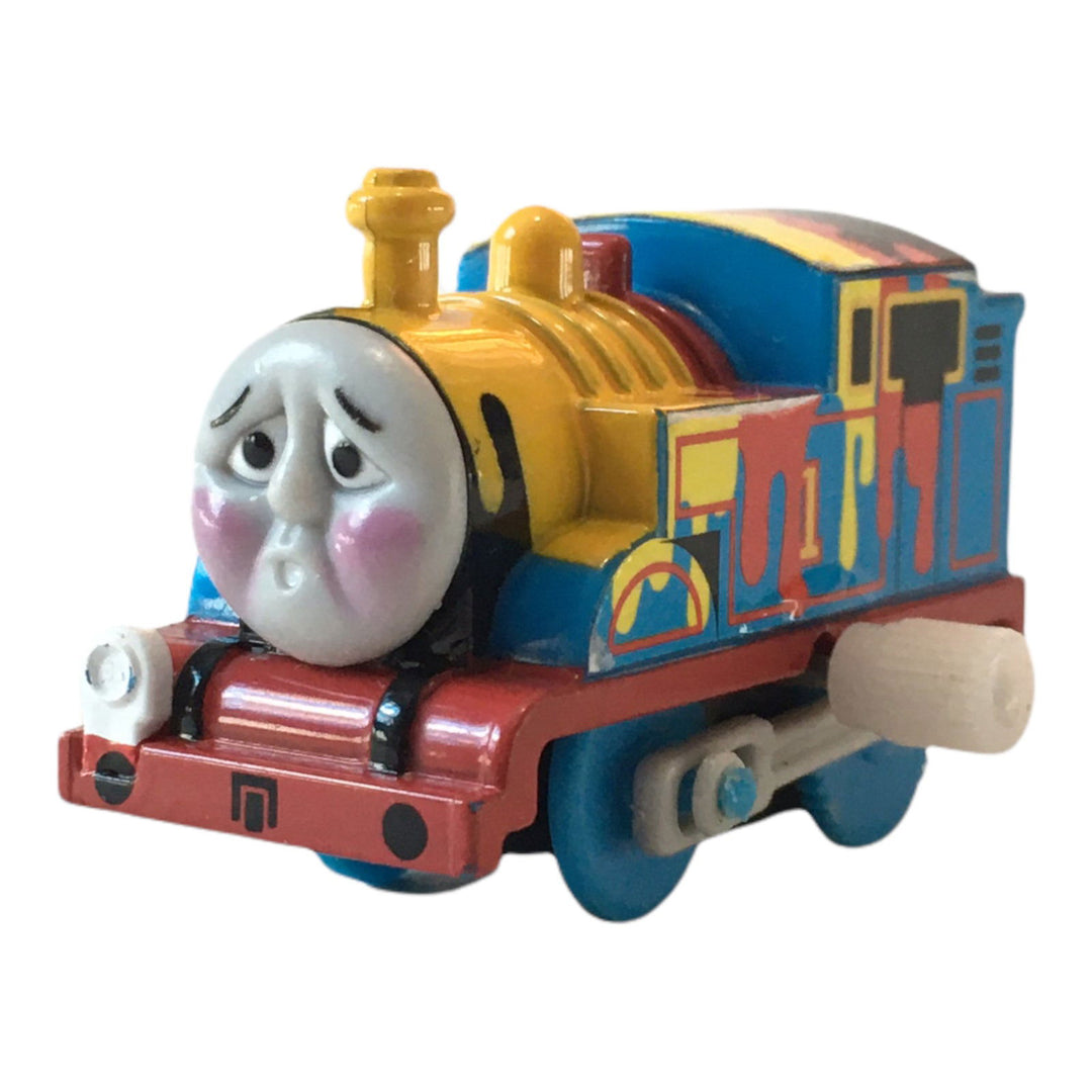 Plarail Capsule Wind-Up Paint Splattered Thomas - 