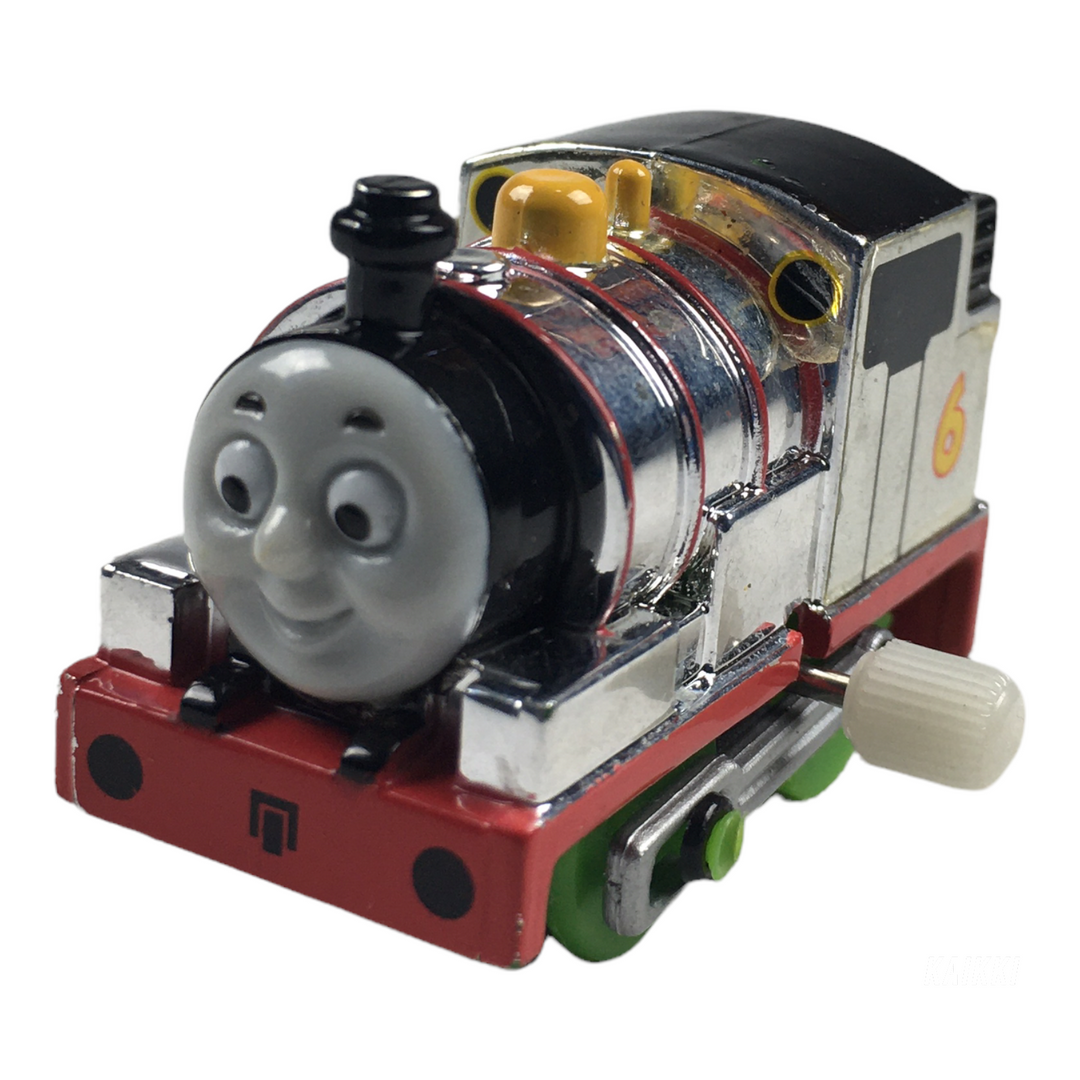 Plarail Capsule Wind-Up Silver Plated Percy - 