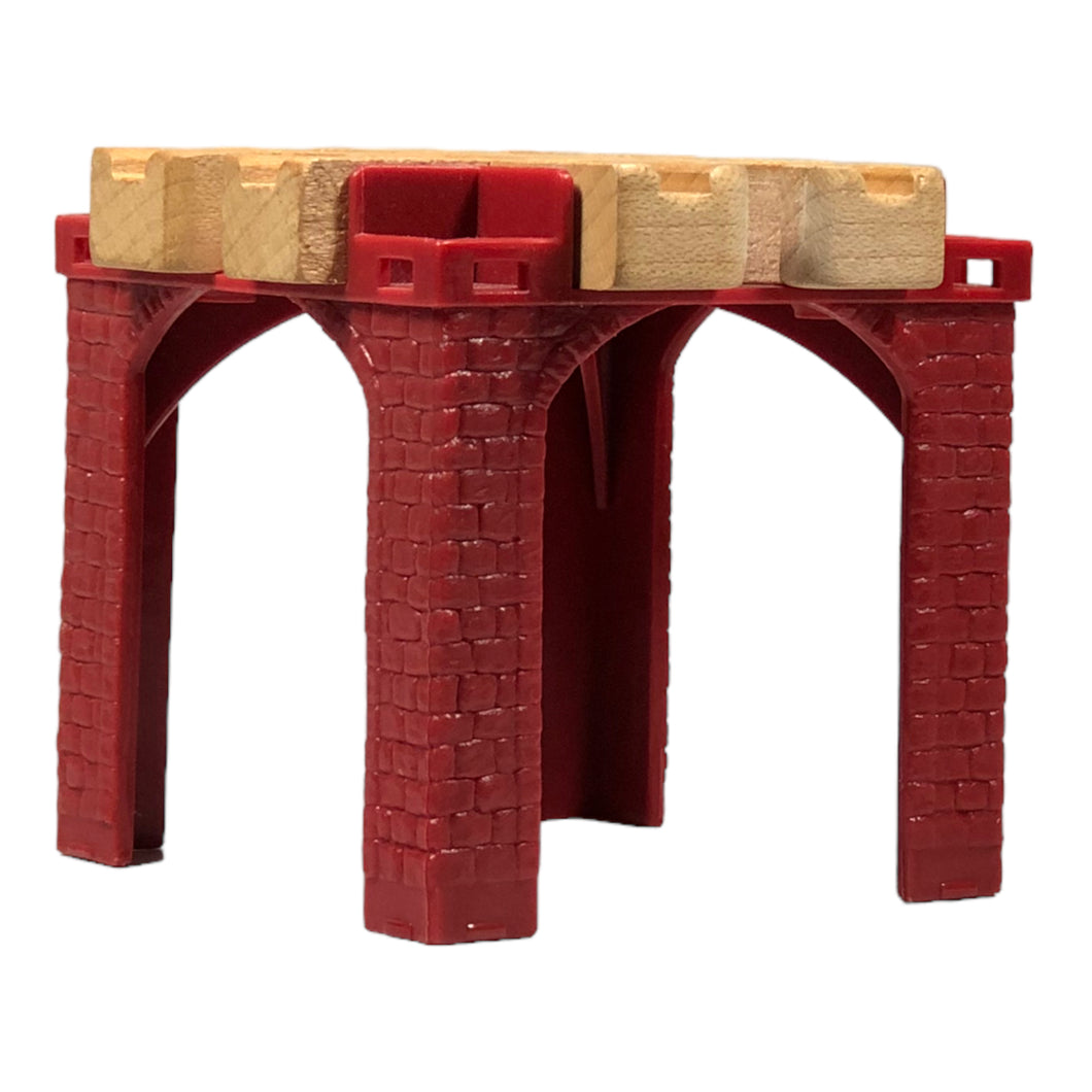 Wooden Railway Intersection Track Riser Stacker