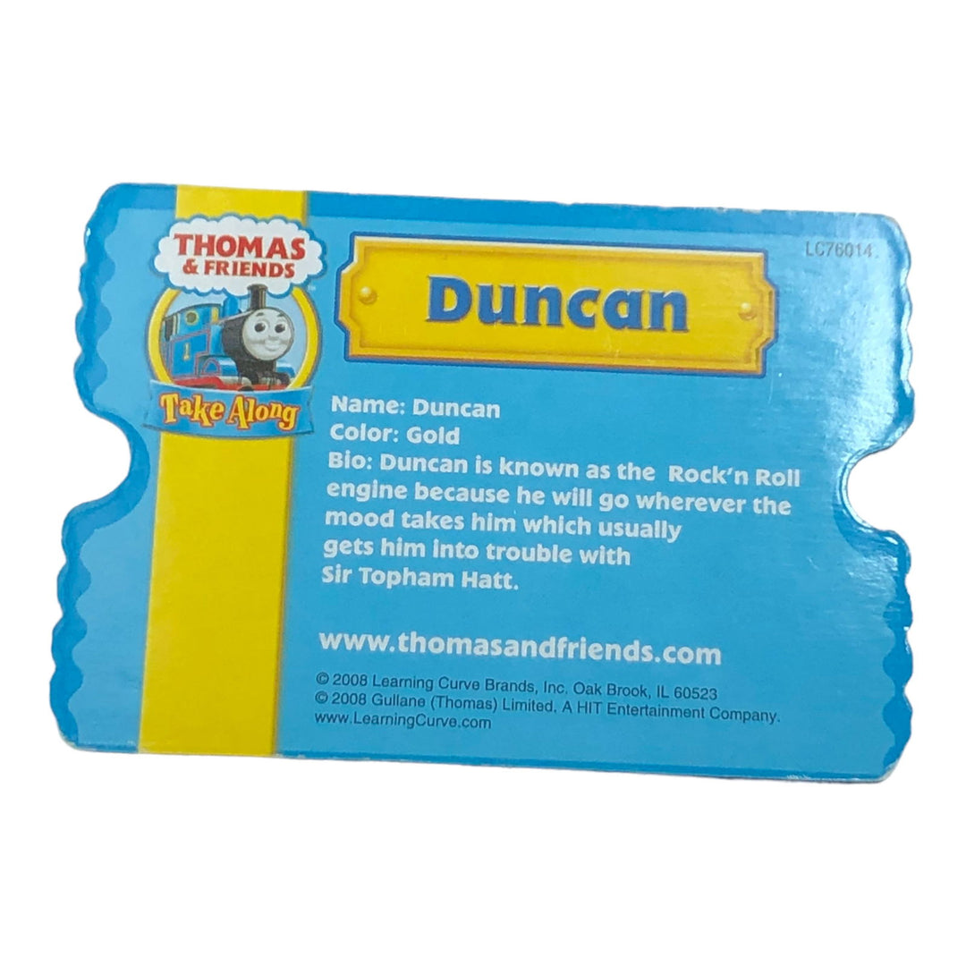 Take Along Duncan Character Card - 