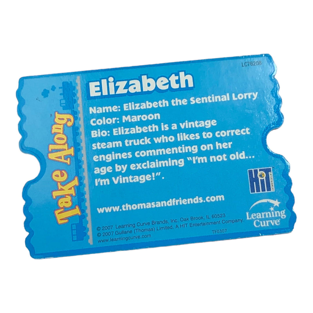 Take Along Elizabeth Character Card - 