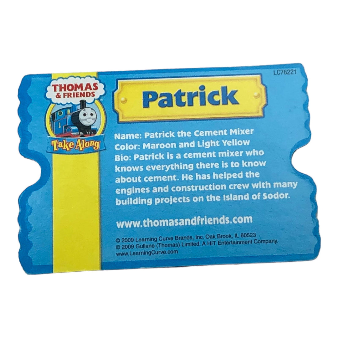 Take Along Patrick Character Card - 