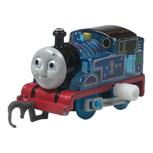Load image into Gallery viewer, Plarail Capsule Wind-Up Sparkle CGI Christmas Thomas
