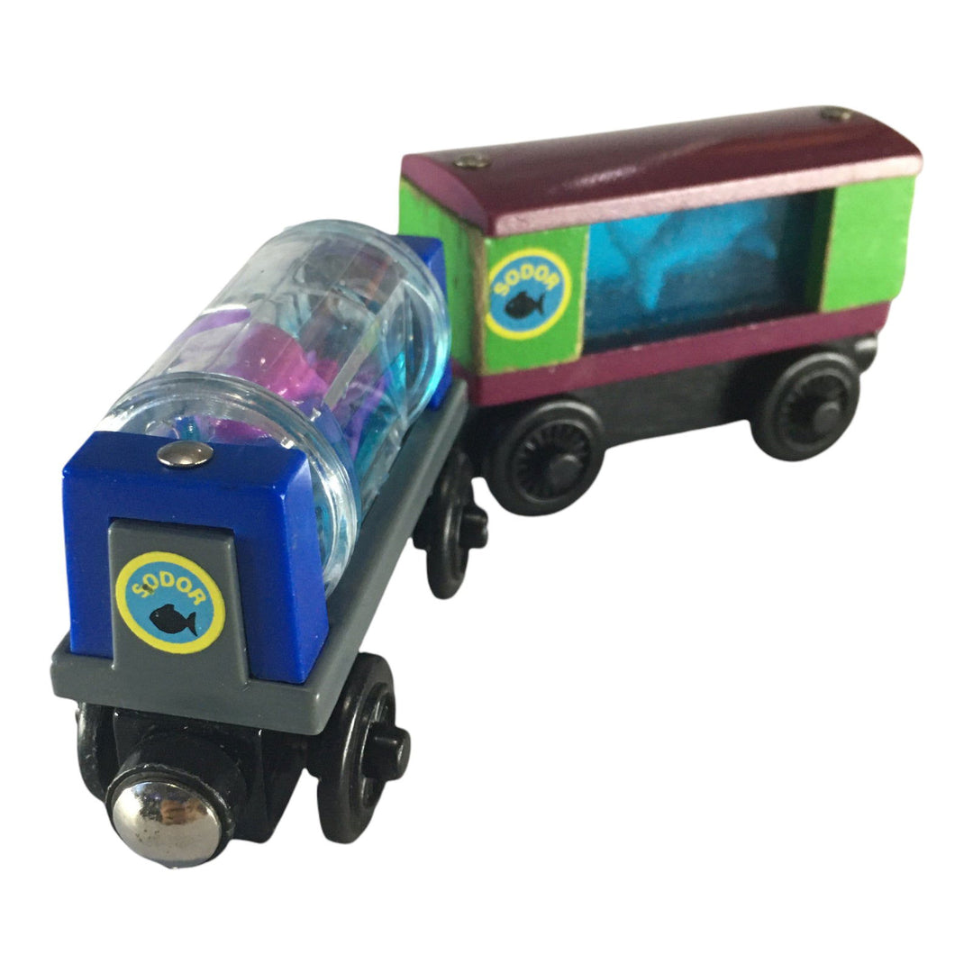 Wooden Railway Aquarium Cars - 