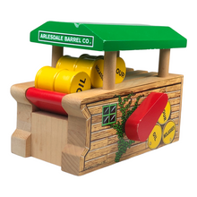 Load image into Gallery viewer, Wooden Railway Barrel Loader - 
