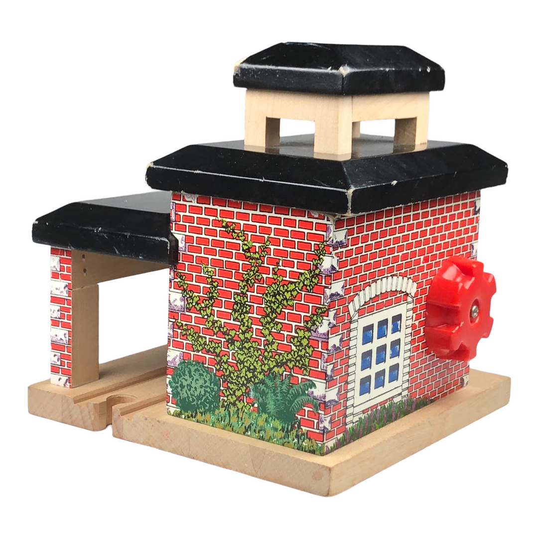 Wooden Railway Fire Station - 