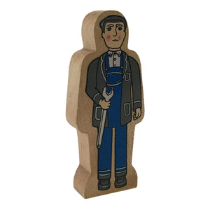 Wooden Railway Wrench Workman