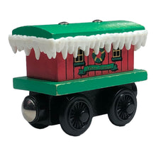 Load image into Gallery viewer, 2003 Wooden Railway Winter Caboose
