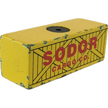 Load image into Gallery viewer, Wooden Railway Yellow Cargo Block

