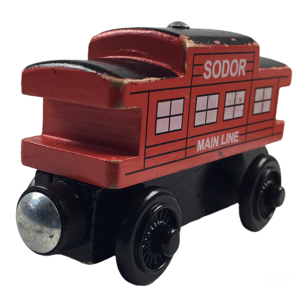 2012 Wooden Railway Red Sodor Line Caboose