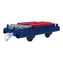 Load image into Gallery viewer, 2001 TOMY Blue Tool Flatbed
